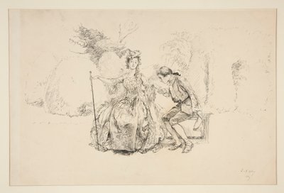 Illustration pour - Edwin Austin Abbey