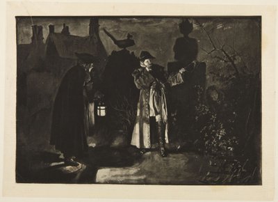 Illustration pour «She Stoops to Conquer» de Goldsmith: «Je me trompe, ou j