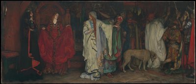 « Le Roi Lear », acte I, scène I - Edwin Austin Abbey