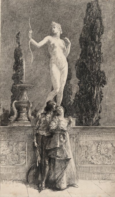 Lorenzo et Jessica - Edwin Austin Abbey
