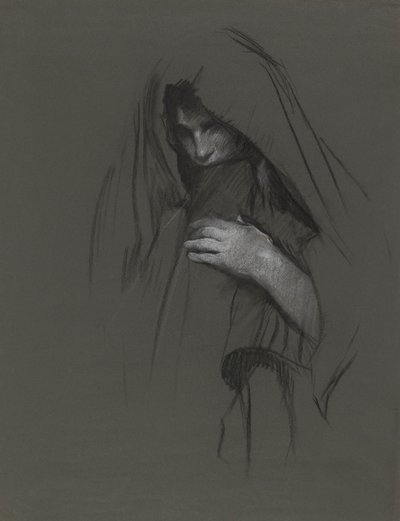 Marie, la femme de Cléophas, étude pour Les Trois Maries - Edwin Austin Abbey