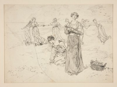 Croquis pour - Edwin Austin Abbey