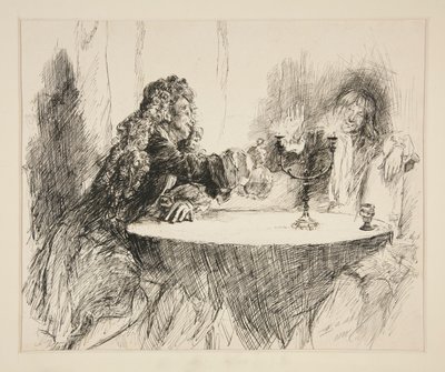 Esquisse pour Le Noble Patron - Edwin Austin Abbey
