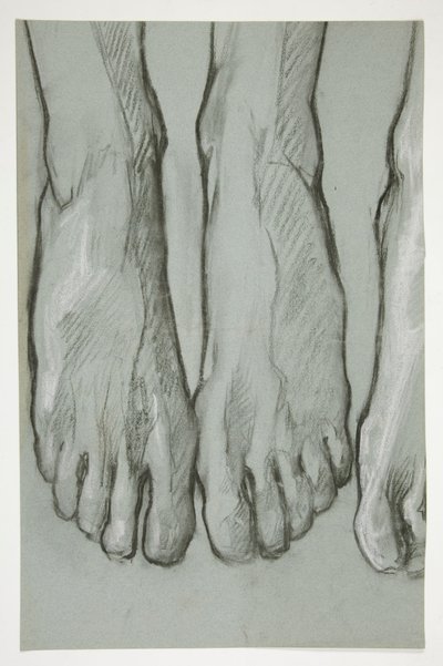 Esquisse de trois pieds (recto) ; Esquisse d