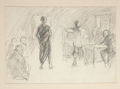 Étude pour - Edwin Austin Abbey