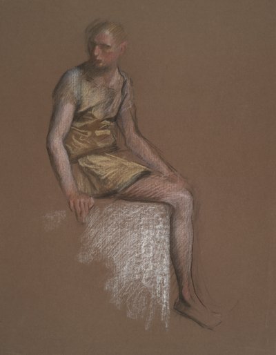 Étude pour - Edwin Austin Abbey