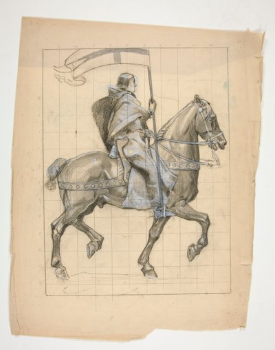 Étude pour - Edwin Austin Abbey