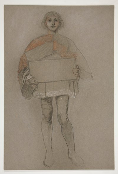 Étude pour - Edwin Austin Abbey