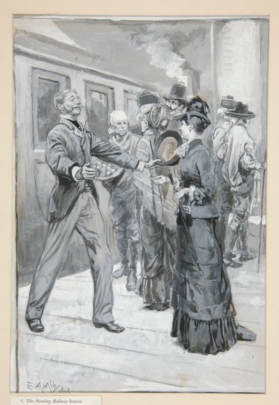 Étude pour - Edwin Austin Abbey