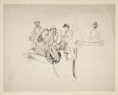 Étude pour - Edwin Austin Abbey