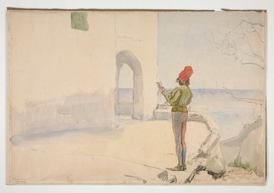 Étude pour - Edwin Austin Abbey
