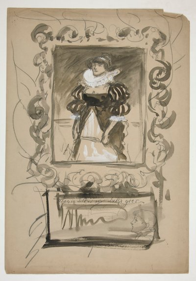 Étude - Edwin Austin Abbey