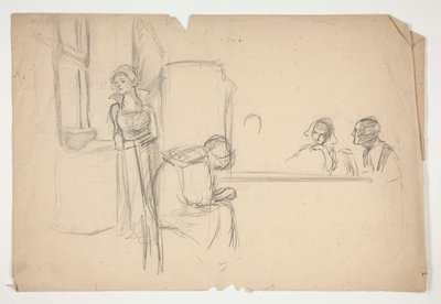 Étude pour - Edwin Austin Abbey