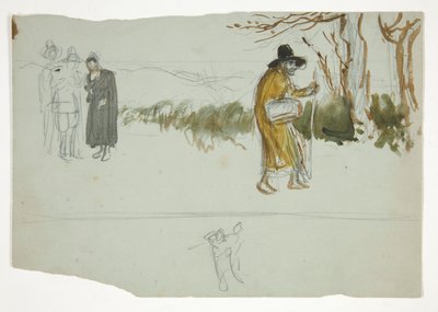 Étude pour  - Edwin Austin Abbey