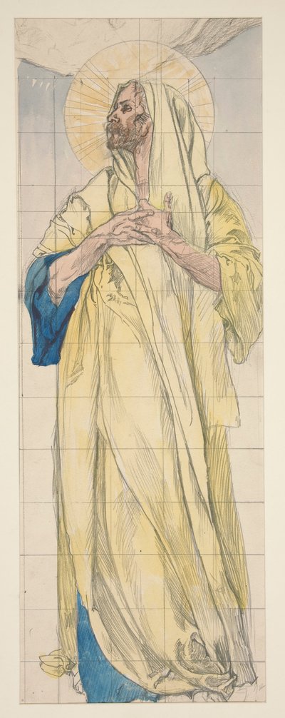 Étude pour Louis Comfort Tiffany - Edwin Austin Abbey