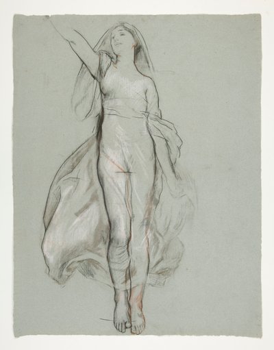 Étude pour la figure centrale - Edwin Austin Abbey