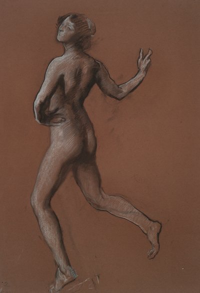 Étude pour la figure de 14h - Edwin Austin Abbey