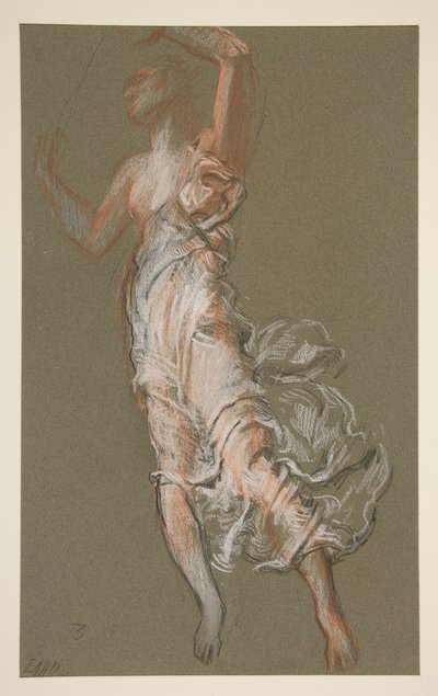 Étude pour la figure de 15h - Edwin Austin Abbey