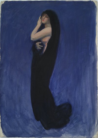 Étude pour figure de 4h - Edwin Austin Abbey