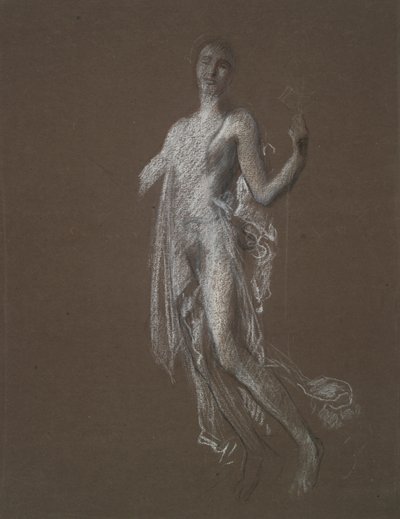 Étude pour figure de 5 h du matin (?) - Edwin Austin Abbey
