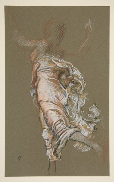 Étude pour figure de 8 heures du matin - Edwin Austin Abbey