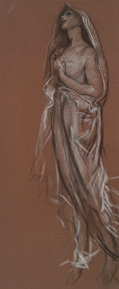 Étude pour la figure de 4h du matin - Edwin Austin Abbey