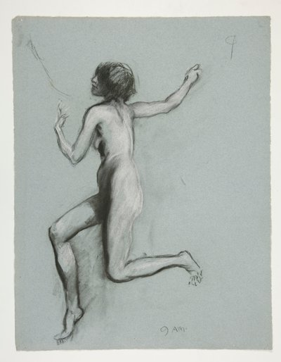Étude pour la figure de 9h - Edwin Austin Abbey