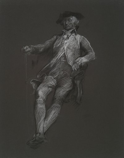 Étude pour la figure de John Dickinson - Edwin Austin Abbey