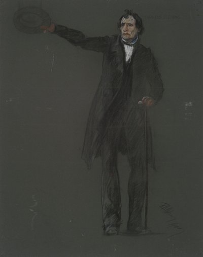 Étude pour la figure de Thaddeus Stevens - Edwin Austin Abbey