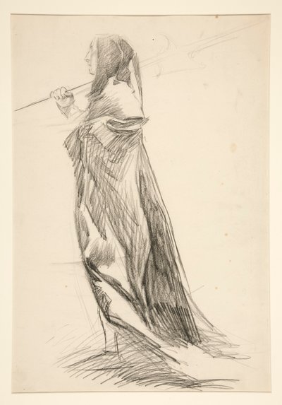 Étude de hallebardier, de Richard III - Edwin Austin Abbey