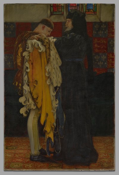 Le Roi au Prince de Galles - Edwin Austin Abbey