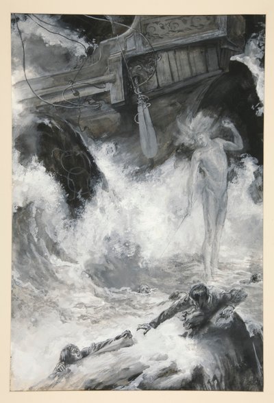 Le Naufrage, illustration pour l
