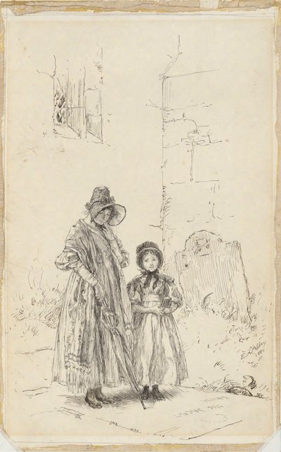 Le Vicaire, de La Vie tranquille - Edwin Austin Abbey