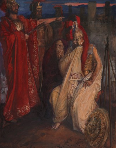 Troïlus et Cressida : Devant Agamemnon - Edwin Austin Abbey