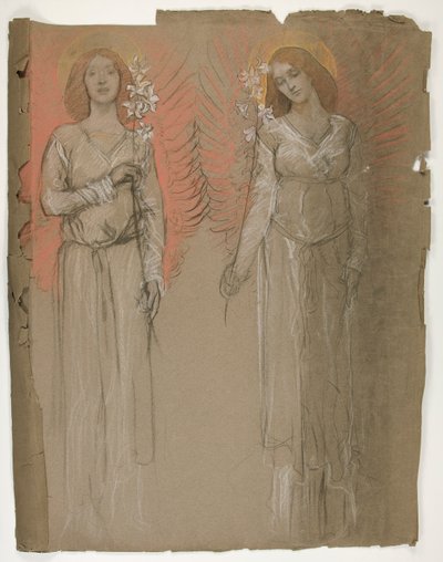 Deux anges - Edwin Austin Abbey