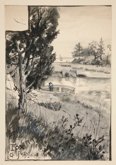 Illustration non identifiée - Edwin Austin Abbey