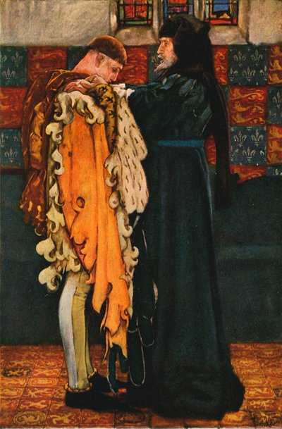 Le roi Henri IV et le prince Henri - Edwin Austin after Abbey