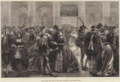 Bal costumé donné par la Lady Mayoress à Mansion House - Edwin Buckman