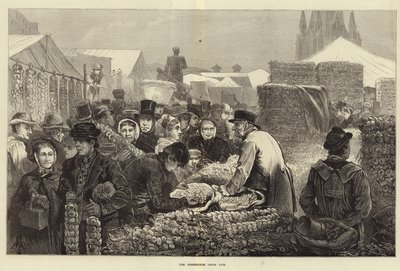 La foire aux oignons de Birmingham (gravure) - Edwin Buckman