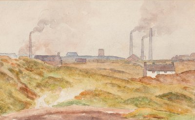 Cottage près des tas - Edwin Butler Bayliss