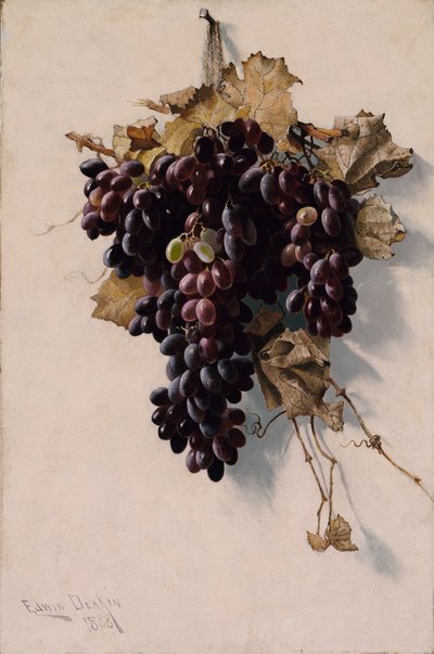 Nature morte aux raisins - Edwin Deakin