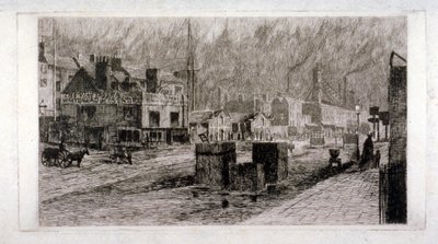 Vine Tavern, Mile End Road, Stepney, Londres, 1871 - Edwin Edwards