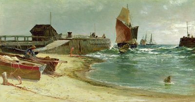 Le bar du port - Edwin Ellis