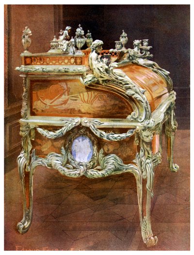 Bureau de Louis XV, le Louvre, Paris, 1911-1912 - Edwin Foley