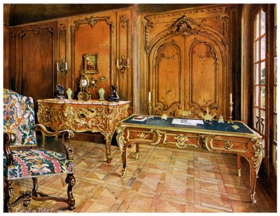 Salle à panneaux français, Wallace Collection, Londres, 1911-1912 - Edwin Foley