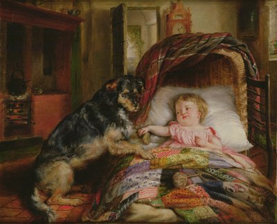 Gardant le bébé - Edwin Frederick Holt