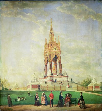 Le Mémorial Albert, à Londres, 1887 - Edwin Frederick Holt