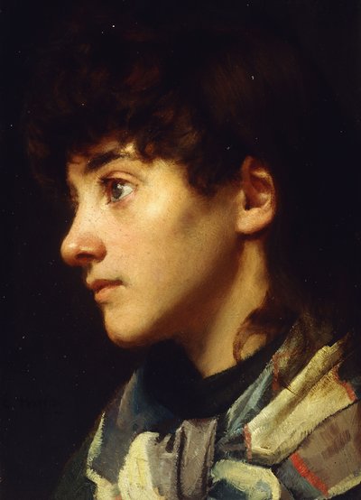 La Fille de Newlyn, vers 1895 - Edwin Harris