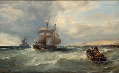 Brigantine au large de Yarmouth - Edwin Hayes