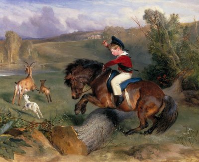 Le Premier Saut : Lord Alexander Russell sur son poney 